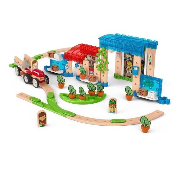 Fisher-Price Wonder Makers Wooden Construction Set - Picture 2 of 2
